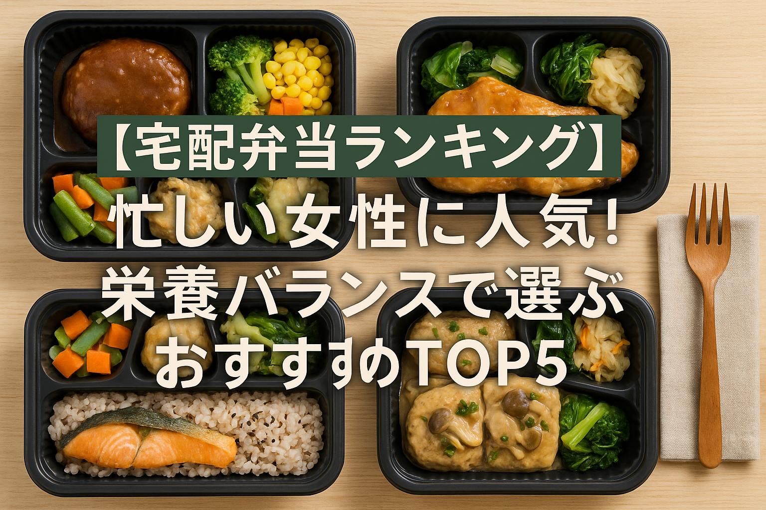 【宅配弁当ランキング】忙しい女性に人気！栄養バランスで選ぶおすすめTOP5｜1位はMeals