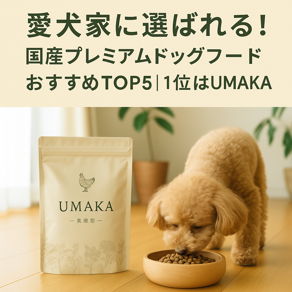 🐶 愛犬家に選ばれる!国産プレミアムドッグフードおすすめTOP5|1位はUMAKA