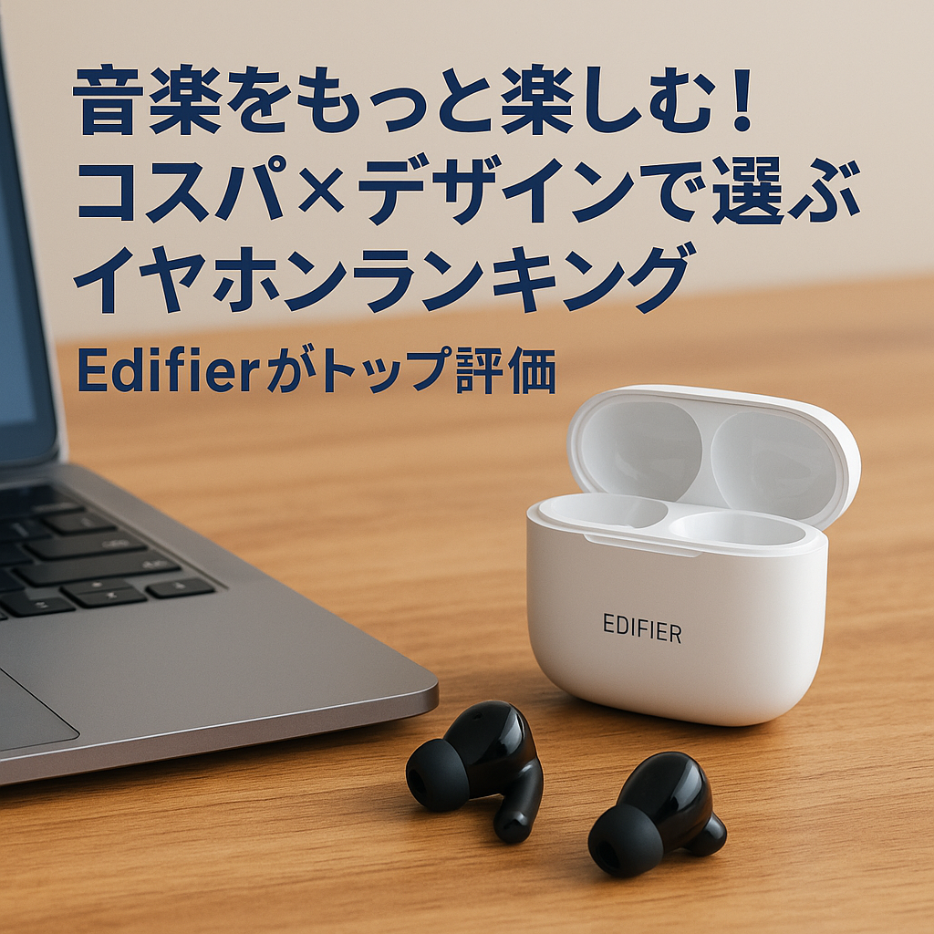 音楽をもっと楽しむ！コスパ×デザインで選ぶイヤホンランキング｜Edifierがトップ評価
