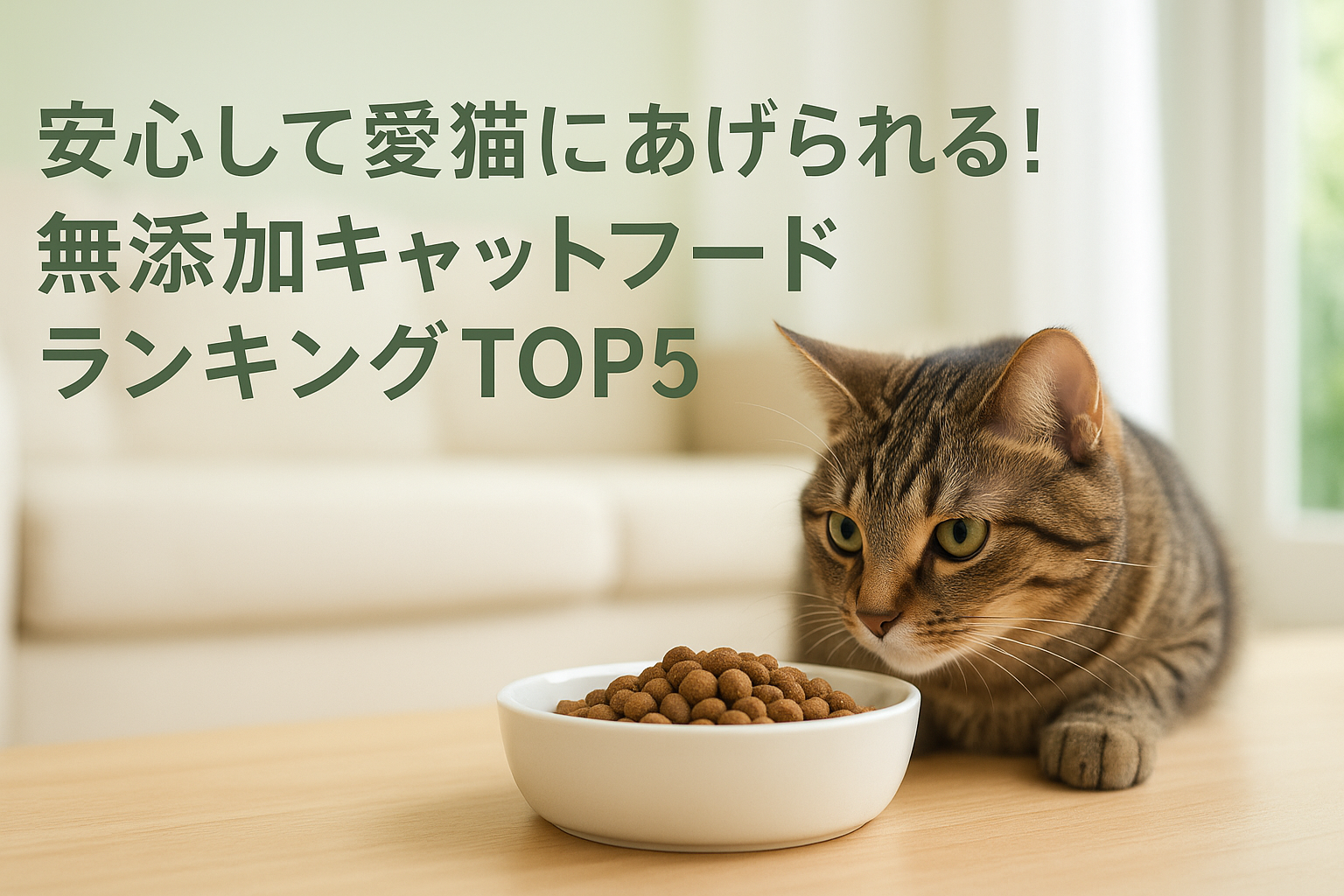 安心して愛猫にあげられる！無添加キャットフードランキングTOP5｜1位はカナガンチキン