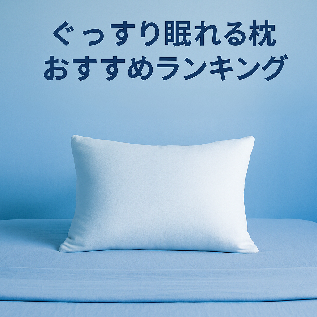 ぐっすり眠れる枕おすすめランキング｜仕事の疲れを翌日に残さない快眠ピローTOP5