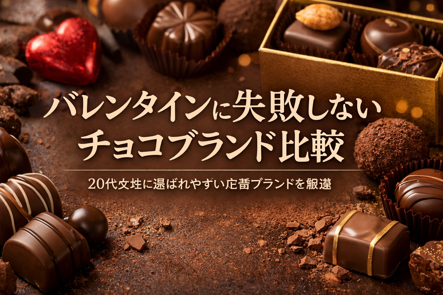 クリスマス・バレンタインに失敗しないチョコブランド比較20代女性支持率No.1はGODIVA