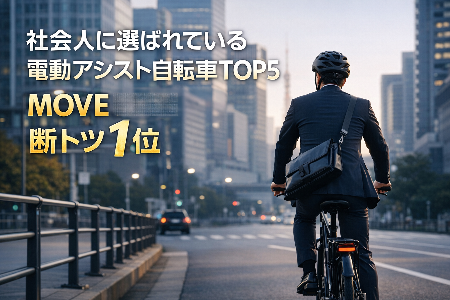 社会人に選ばれている電動アシスト自転車TOP5|MOVE.eBikeが断トツ1位