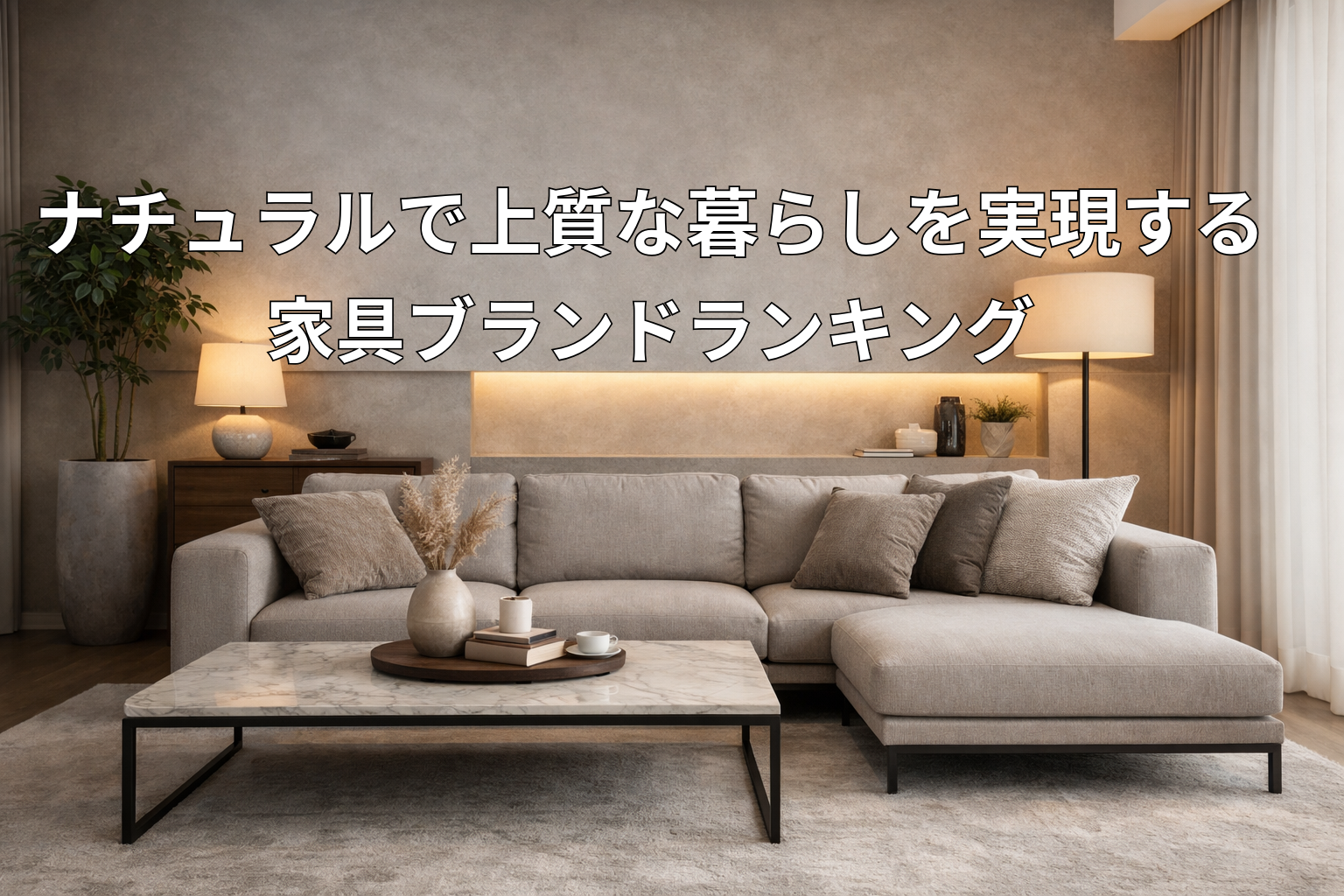 ナチュラルで上質な暮らしを実現する家具ブランドランキング|共働き30代が選ぶ本当に満足できる5選