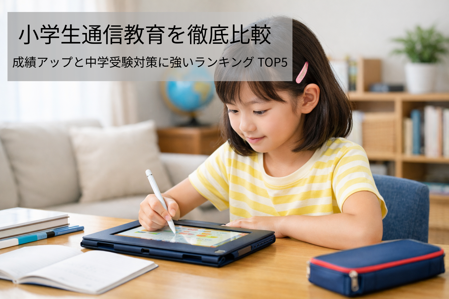 小学生通信教育を徹底比較|成績アップと中学受験対策に強いランキングTOP5