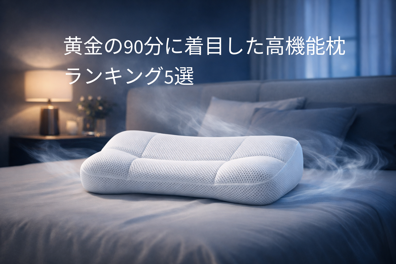 黄金の90分に着目した高機能枕ランキング5選【睡眠の質を考える】