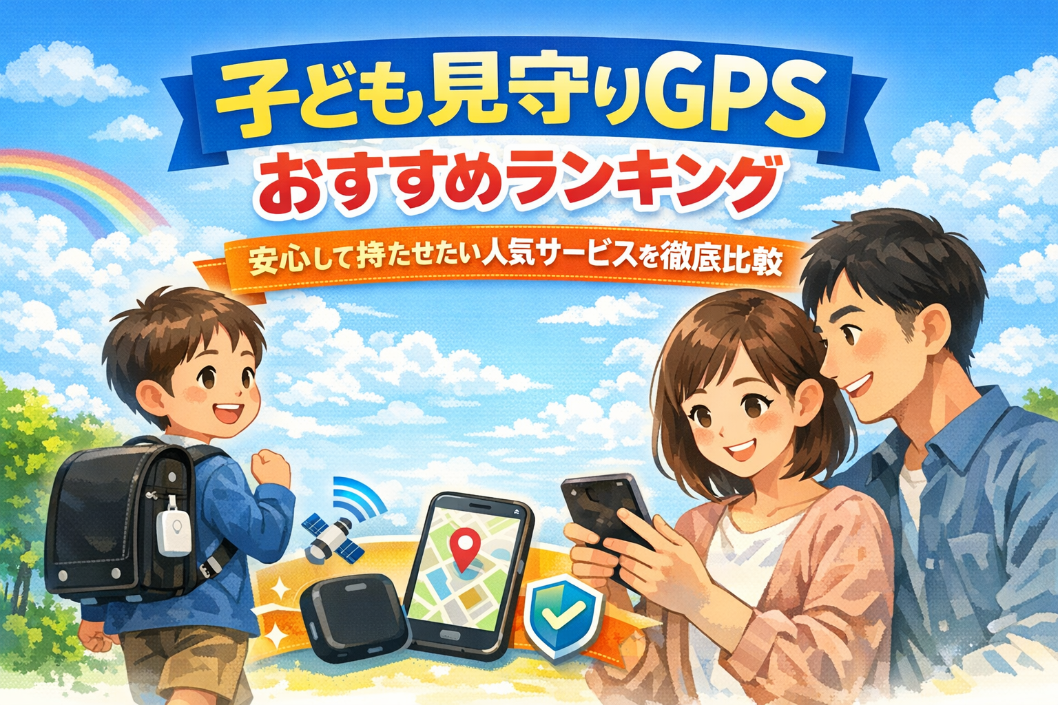 子ども見守りGPSおすすめランキング｜安心して持たせたい人気サービスを徹底比較