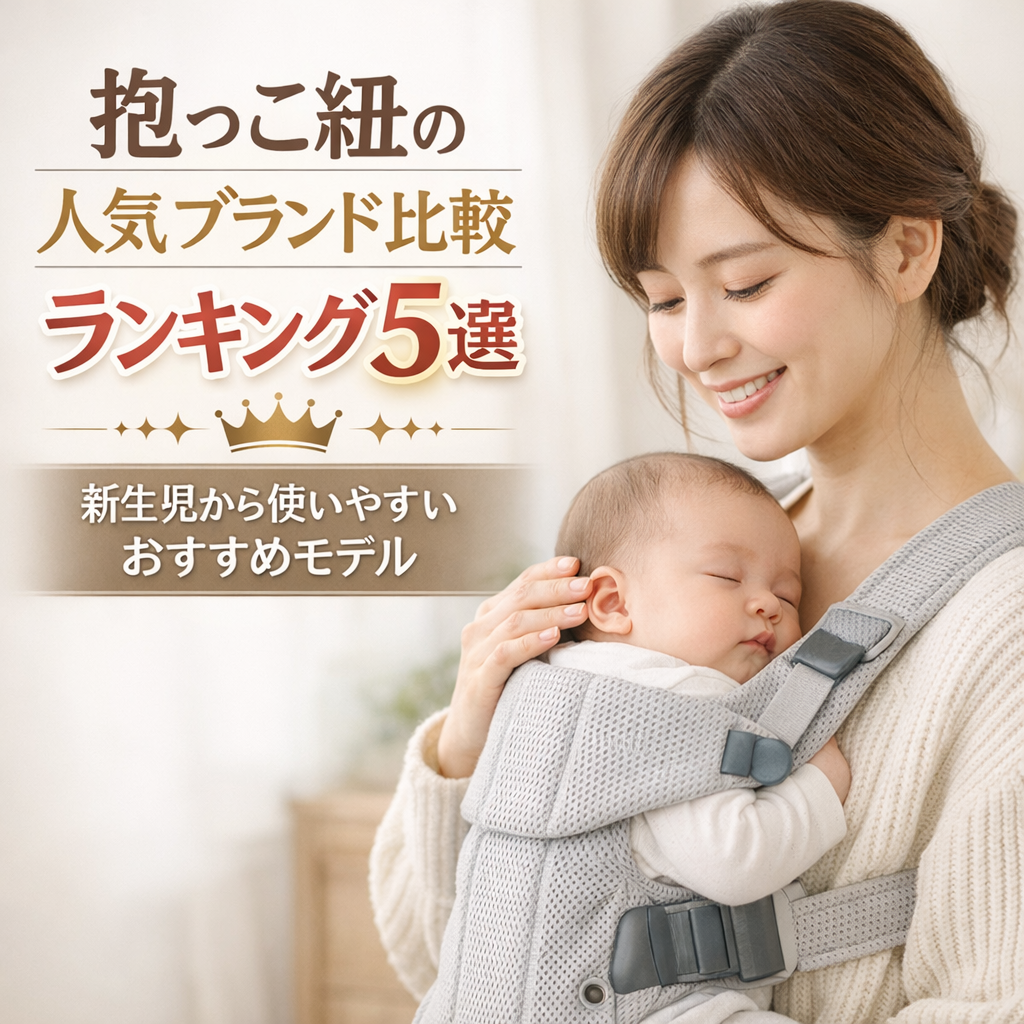 抱っこ紐の人気ブランド比較ランキング5選|新生児から使いやすいおすすめモデルを徹底比較