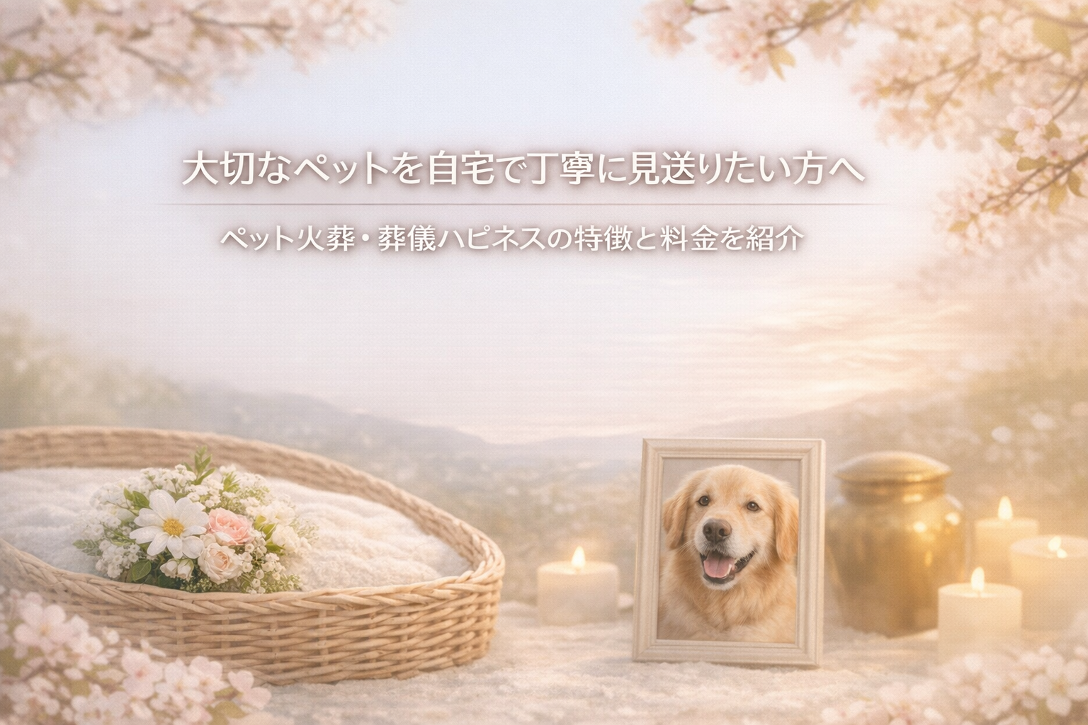 ペット火葬・葬儀ハピネスは安心して任せられる?料金・プラン・特徴をわかりやすく紹介