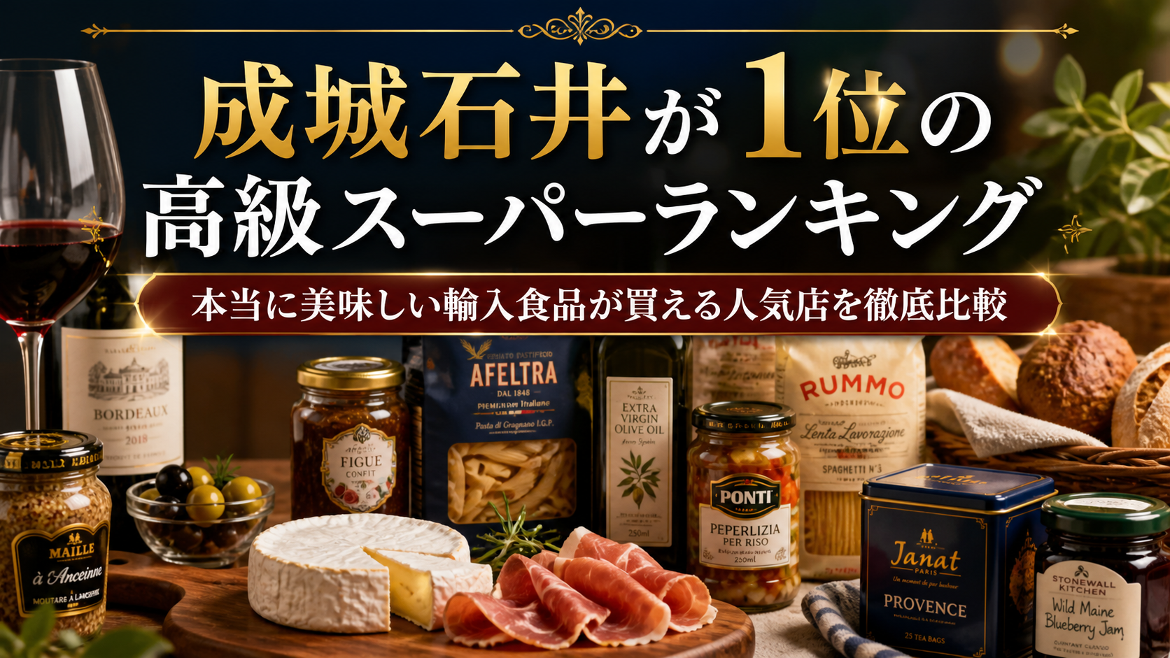 成城石井が1位の高級スーパーランキング｜本当に美味しい輸入食品が買える人気店を徹底比較