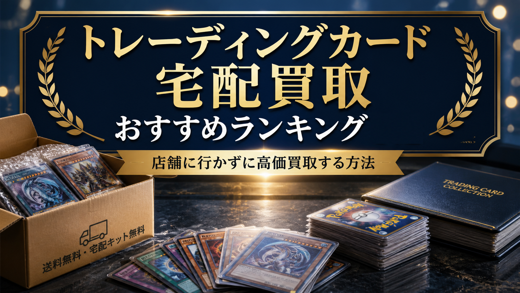 トレーディングカード宅配買取おすすめランキング 店舗に行かずに高価買取する方法