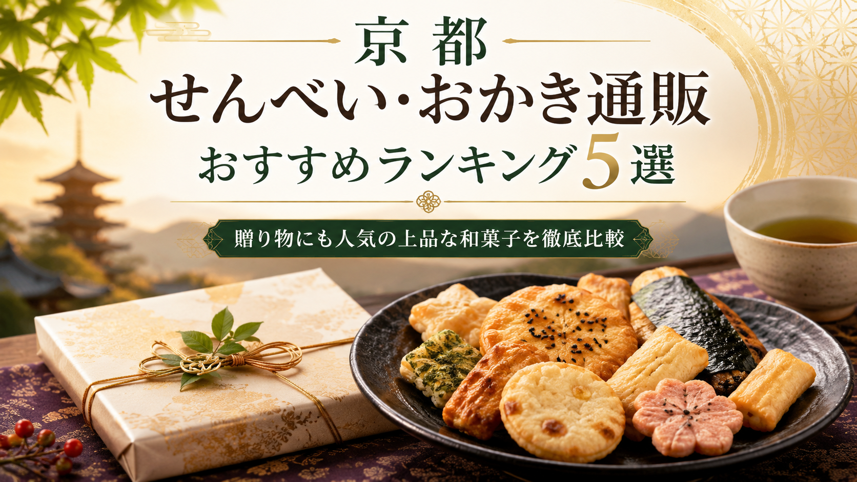 京都せんべい・おかき通販おすすめランキング5選｜贈り物にも人気の上品な和菓子を徹底比較